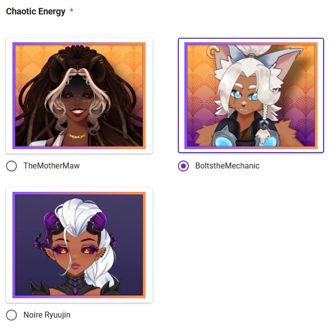 BoltsTheMech's tweet photo. So I was nominated for MOST CHAOTIC ENERGY 🤣

It would mean the world to get your guys vote and please check out all the wonderful people being featured here! https://t.co/O9bIulI1cq