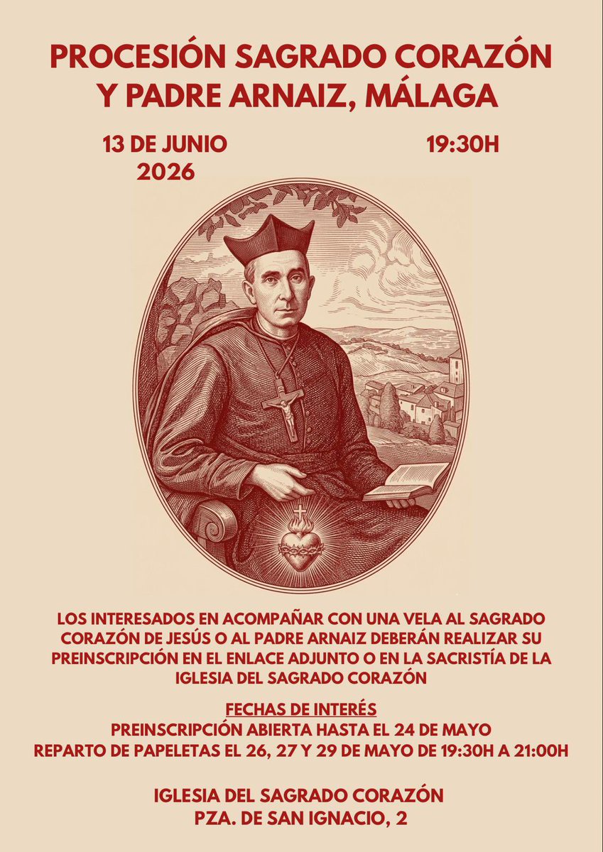 aciegos's tweet photo. #CofradíasMLG sera testigo de la vuelta.

Responsabilidad encomendada al estilo #mutilado Compromiso con el Sagrado Corazón de Jesús de manera extraordinaria junto al Beato Arnaiz. 
Con el mejor equipo ❤️‍🔥… https://t.co/2IJaewUcpD