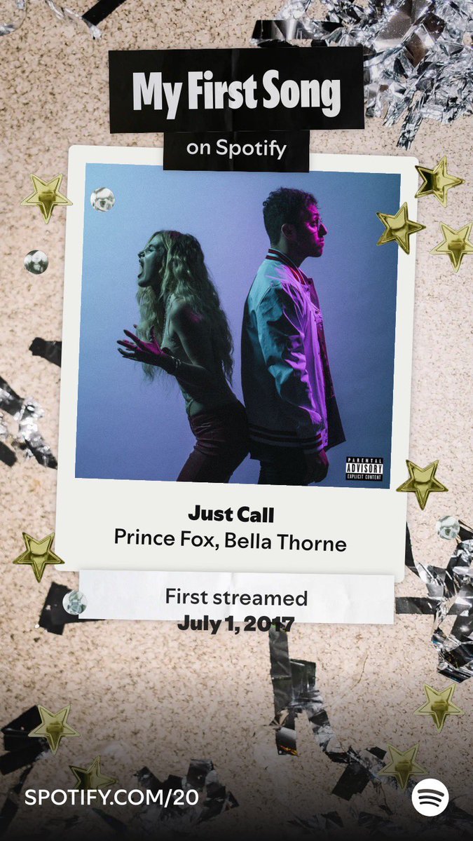 edwardistheman's tweet photo. @Spotify Most Streamed artist in the queen herself @MariahCarey and the first song on Spotify is just call by @princefox and @bellathorne #Spotify20 #MariahCarey #BellaThorne #PrinceFox https://t.co/HDYtwbS94L