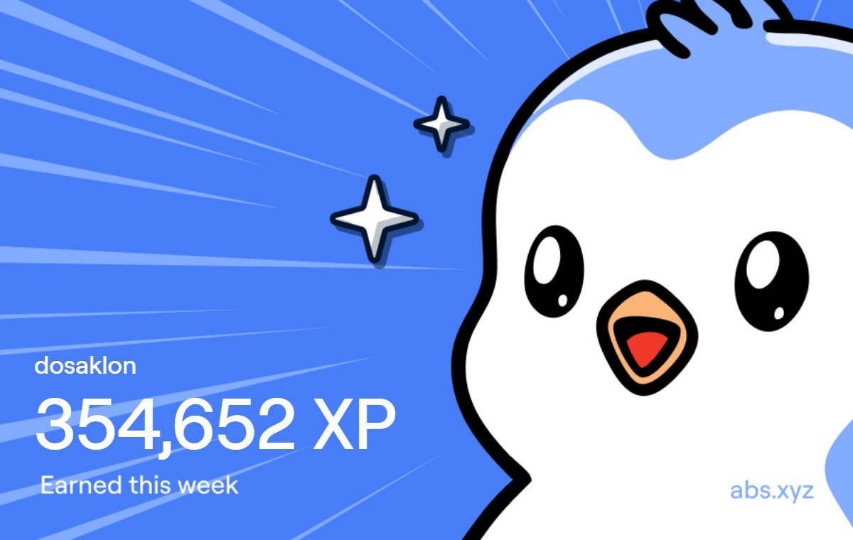 NHCAPITAL's tweet photo. [ Abstract W68 ]
@AbstractChain 

Hit a new XP ATH this week!

All I did was add Rugpull Bakery to my routine and the rewards are insane.

I guess I’m a professional baker now✳️ https://t.co/rkgJN9PQUA