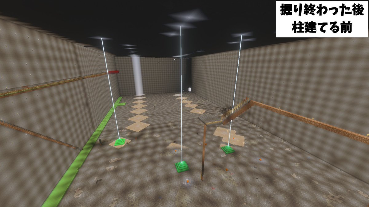 Taicho_no_BLACK's tweet photo. #マイクラ #Minecraft #隊長の世界

先日漸く完成した地下神殿！

ロードオブザリングのモリアの坑道(カザド＝ドゥム)がモデル。
200×475×100の範囲を掘って90本の柱を建ててます。

開発に携わった皆様、ありがとうございました(≧▽≦) https://t.co/82Sg7FuLiN