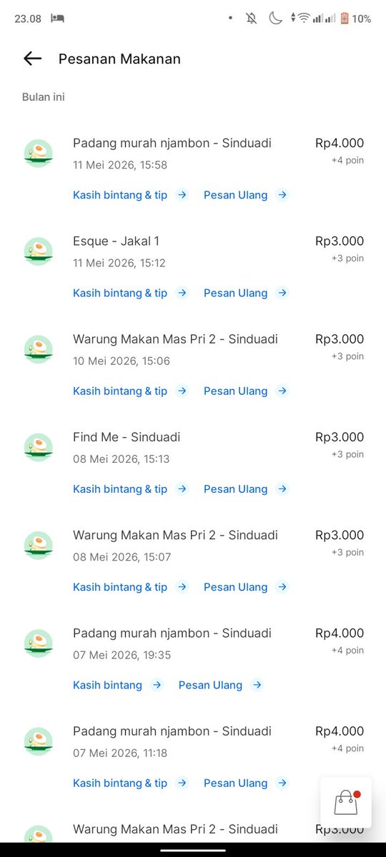 atomhidrogen1's tweet photo. @UGM_FESS Nderr aku juga lagi mode survive, tapi masih bisa terselamatkan karena berburu promo😭 
Sebenernya kalo kamu ada rice cooker, bisa masak nasi aja trus lauk dan sayurnya beli di warung itu bisa lebih neken pengeluaran. Semangat ya✊🏻 https://t.co/n0XWPbaJuP