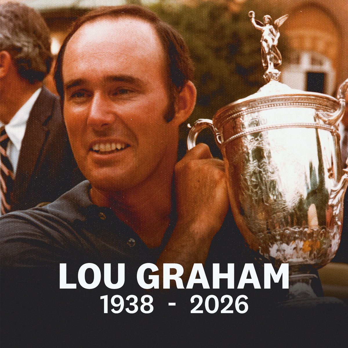 USGA's tweet photo. Lou Graham, who captured the 1975 U.S. Open at Medinah Country Club, died Monday. He was 88.