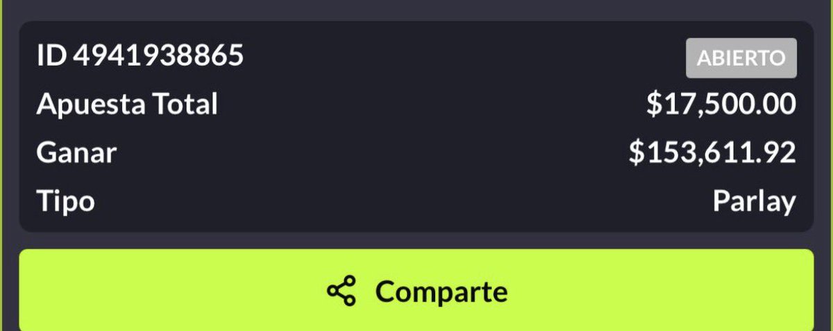 PickCristianRey's tweet photo. YA ESTÁ LISTO EL PARLAY +1000 💣

> Solo únanse aquí abajo, ahí estará completamente GRATIS 👇🎁

Aquí: https://t.co/vbleKIv3yJ https://t.co/YfCB2wp6Kw