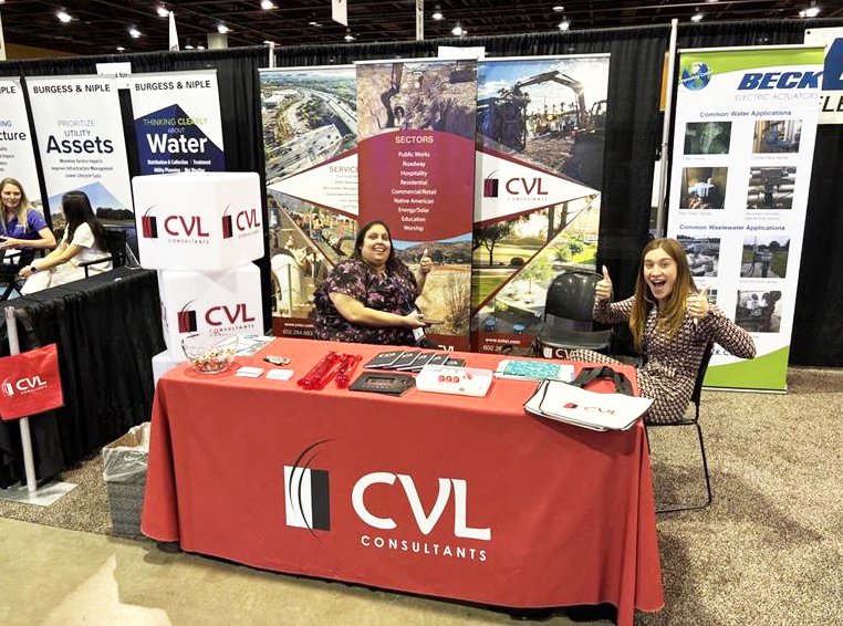 coevanloo's tweet photo. CVL was proud to take part in the 2026 @AZWater_org Conference and connect with professionals across the industry. We were glad to have Cassandra Alejandro representing our team as a speaker in the Hiller Lift Station Fiberglass Wet Well session.
#AZWater2026 #CVLConsultants https://t.co/7gvDNypynI