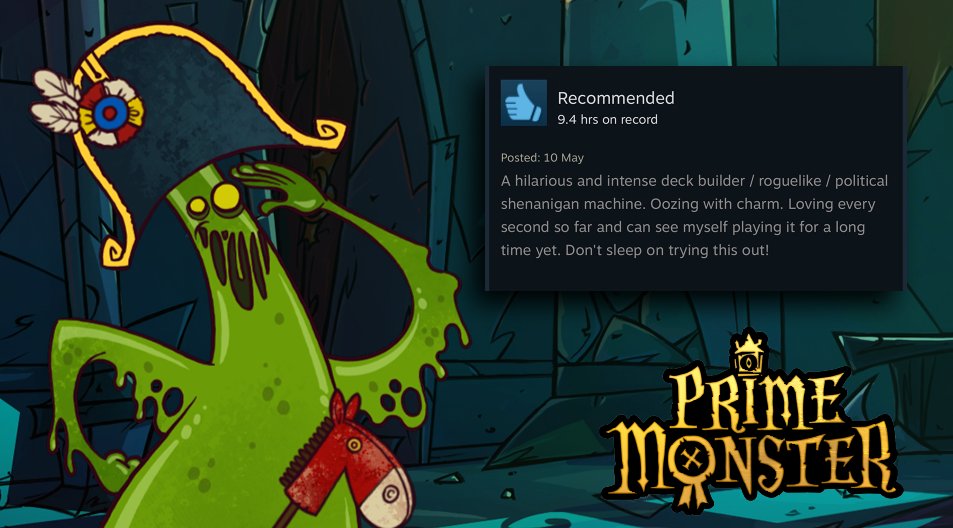 Prime Monster (Out Now on Steam) tweet media