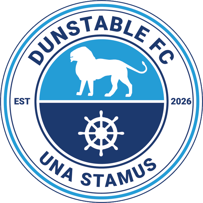 SSMFLOfficial's tweet photo. 🟢NEWS | Dunstable FC have unveiled their new club logo ahead of a Fans Forum at the beginning of June: https://t.co/aaJMHUCO8Y

#ssmfl | @DunstableFC https://t.co/ci5dQGk3m1