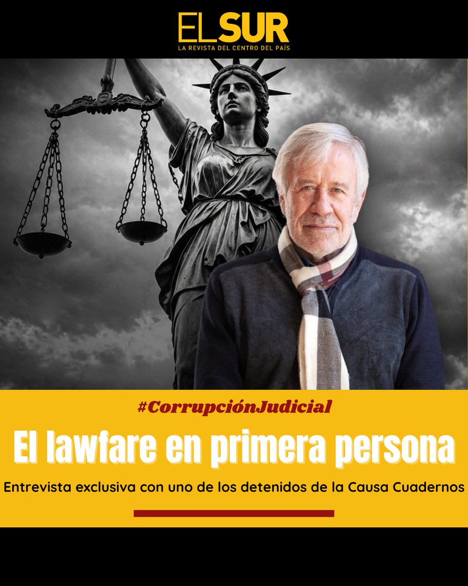 ElSurrevista's tweet photo. 🟡 #CorrupciónJudicial: El lawfare en primera persona https://t.co/KlbX6jZhrR