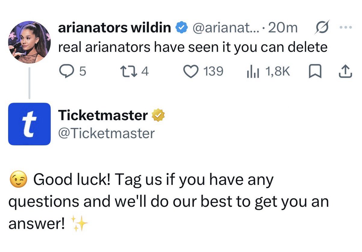 arianators wildin tweet media