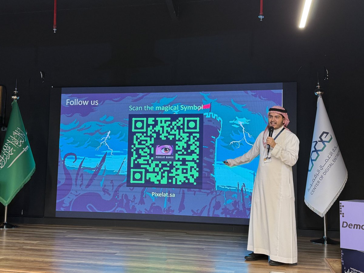 PixelatGames's tweet photo. تشرفنا بالاستديو القوي @Aiqona_ 🥳
تجربتهم للعبة و إبدائهم رأيهم سعيدين وفخورين انها نالت على اعجابهم وسعيدين بجميع الحاضرين 🫡🔥 https://t.co/Ogkp29kieT