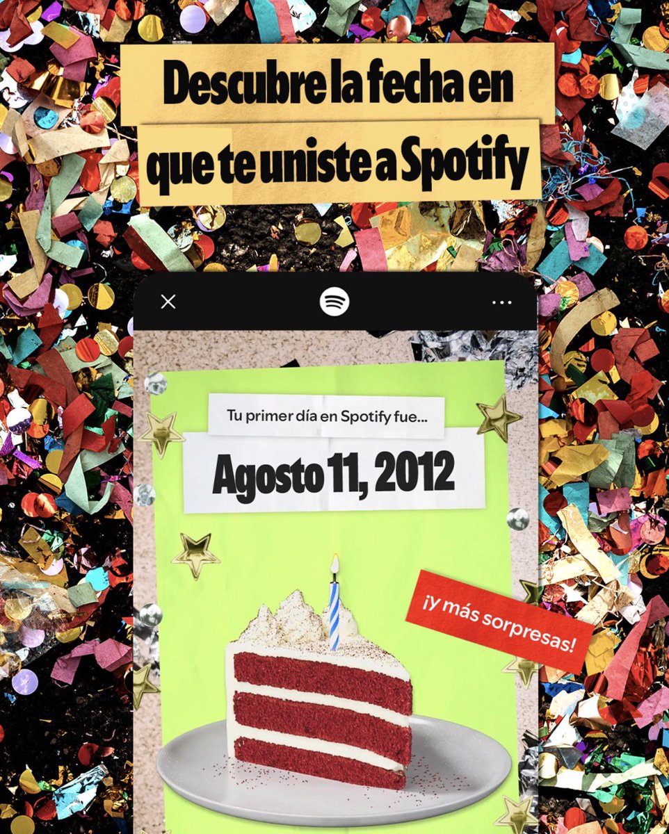 ticketelhamster's tweet photo. 🚨Spotify lanzó una nueva función que te permite ver todos tus datos de escucha desde que te uniste por primera vez, esto por motivo de su XX Aniversario… 🎂

👉🏼Pruébalo en: https://t.co/5t2WP6ydTx

@SpotifyMexico #spotify #ticketelhamster https://t.co/4UG2maEZ7L