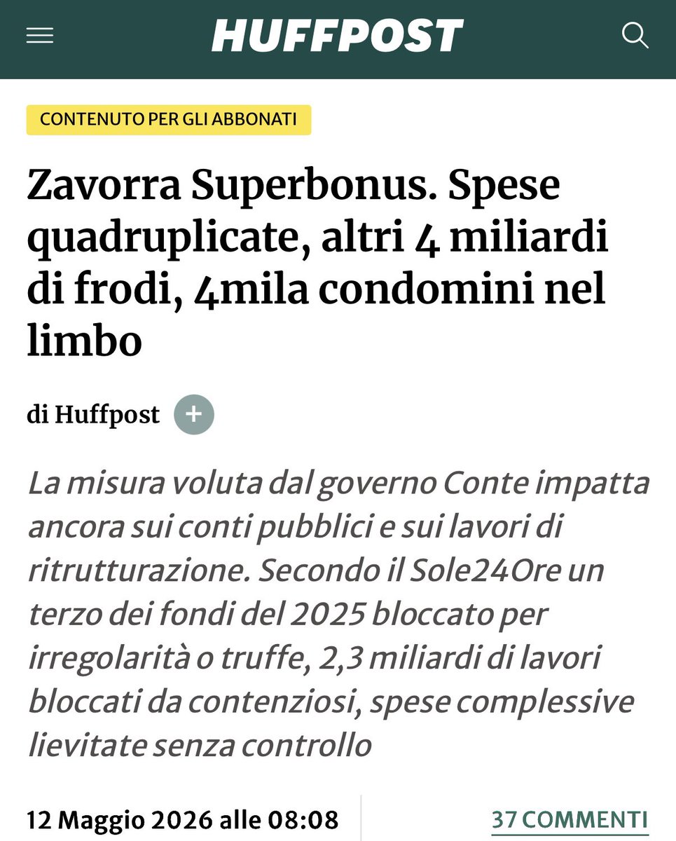 Il più grande disastro finanziario della storia del Paese voluto dal CAMPOLARGO guidato dal grande statista Giuseppe Conte messo dal Pd alla guida del governo.
Ricordatevelo quando andrete a votare.