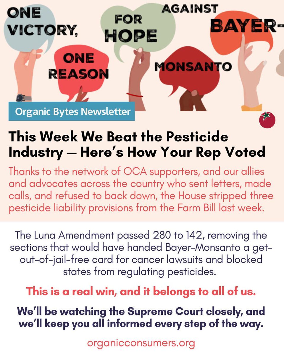 Organic Consumers Association tweet media
