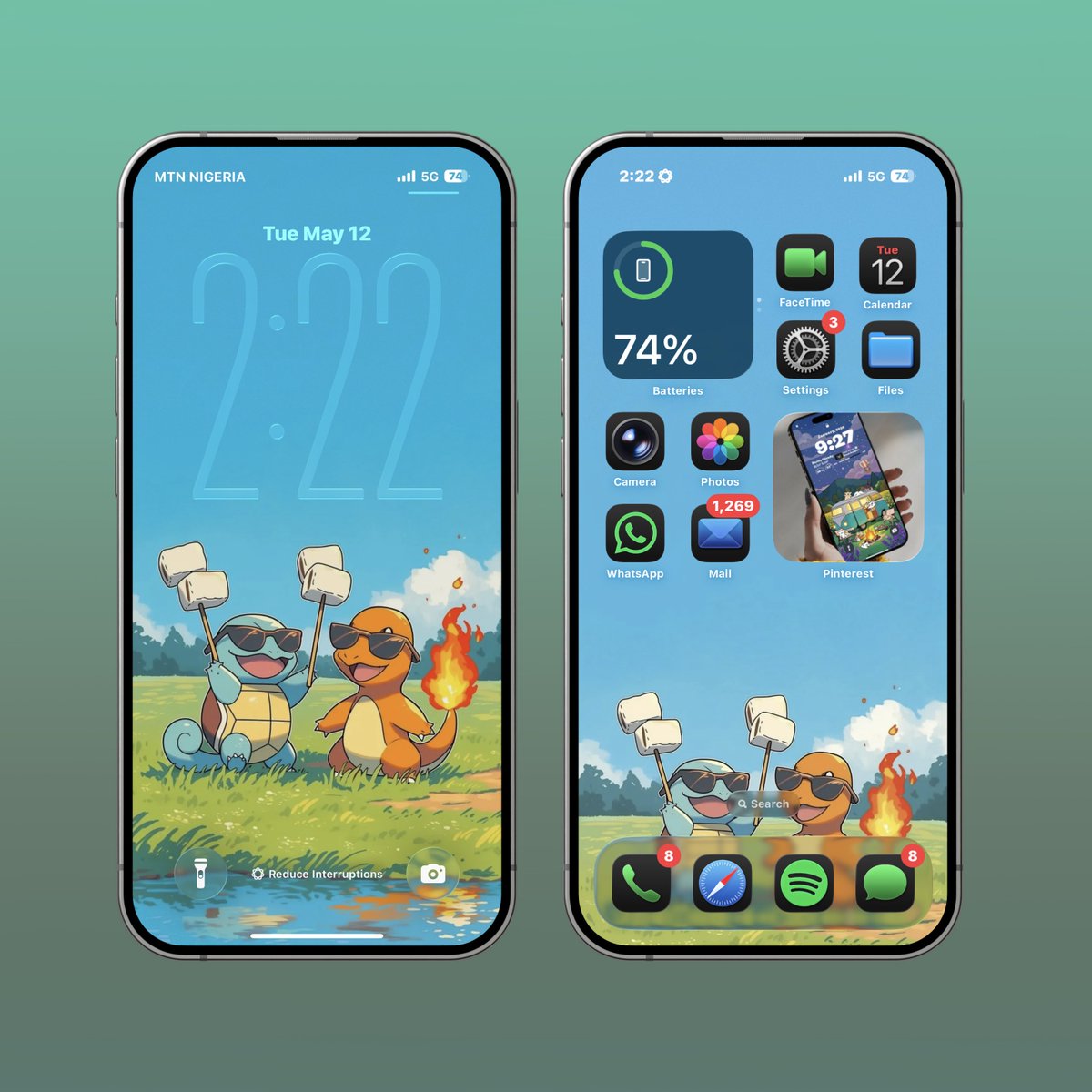Pulaxki's tweet photo. Lock and home screen background https://t.co/Q97IwsMwEB
