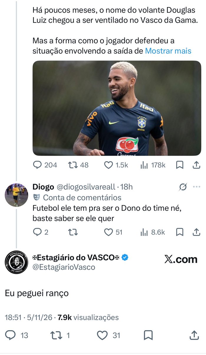 Vascaíno da decepção tweet media