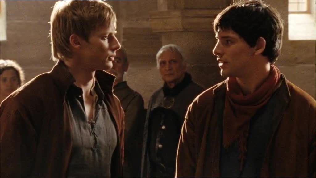CMagnumfan's tweet photo. The great Camelot staring competition between Master and Servant. Who will win #MerthurMoments #MerthurLove https://t.co/E2QiPmpToW