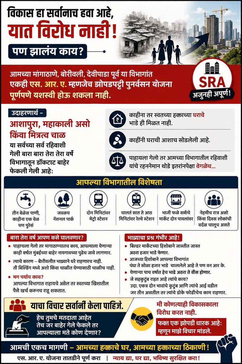 vny1982's tweet photo. @Dev_Fadnavis @CMOMaharashtra @AmitShahOffice @PMOIndia our proposed SRA project with OBEROI DEVELOPER has been stalled because of undue pressure and unreasonable demand from our local political leaders. https://t.co/ekFYlfPHDD