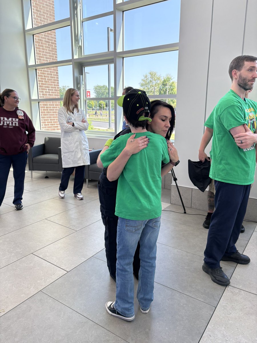 BCFD20's tweet photo. Shared with permission.

Earlier today, BCFD reunited with 11-year-old Jordyn following a critical dirt bike accident in February.

After being transported to Johnson Memorial Health and transferred to Riley Children’s Hospital by IU Health LifeLine, Jordyn is now doing great! https://t.co/EIqxikpSHI