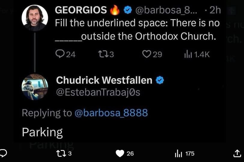 Orthodox Lurker Account ☦️ tweet media