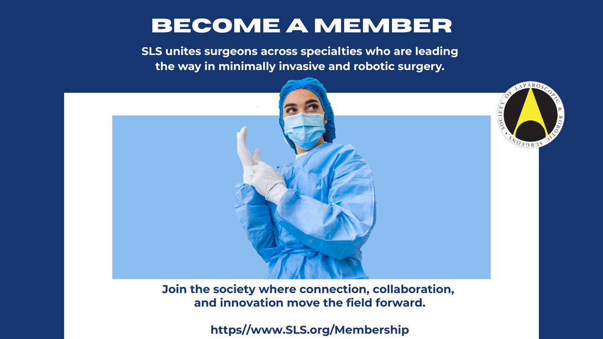 Society of Laparoscopic & Robotic Surgery (SLS) tweet media