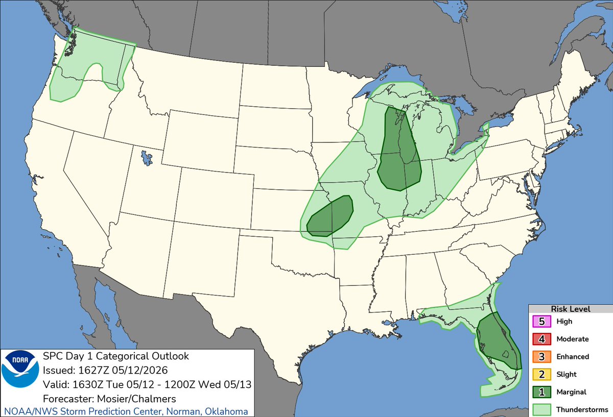 NWS Storm Prediction Center tweet media
