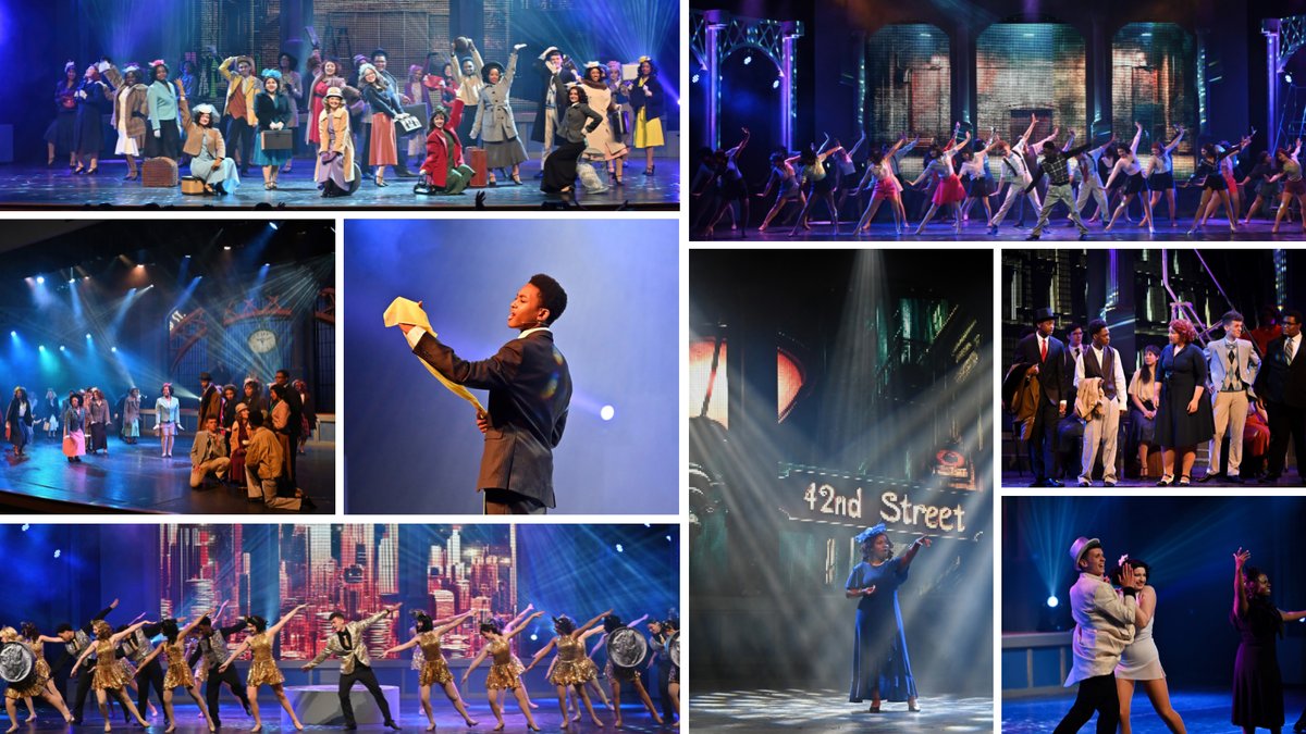GwinnettSchools's tweet photo. The Peachtree Ridge HS Theatre Program has earned Georgia Musical Theatre “Shuler” Awards! The theatre program won multiple awards, including “Best Ensemble,” for the production of “42nd Street.” Learn more here: https://t.co/I6P8kyozKs

Photos by Rick Fender. https://t.co/oRaH9OJtca