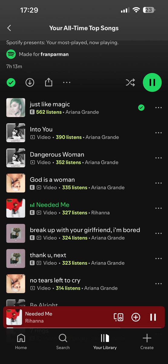 Franparman's tweet photo. Obviously 🫶 we love us some Ariana Grande 🥰 https://t.co/1HkGNZ9ds5