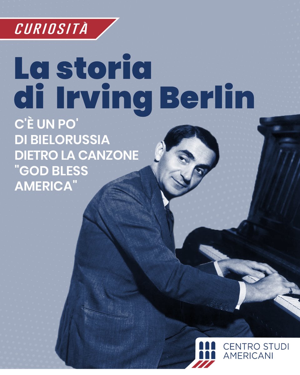 centrostudiusa's tweet photo. Irving Berlin: l'immigrato che ha dato voce all'anima dell'America. 🇺🇸🎶

leggi l'approfondimento 👉https://t.co/XPynYEzkpU https://t.co/p37fzrbaJp