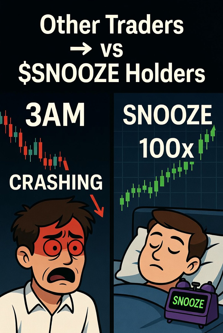 CoinSnooze's tweet photo. Other Traders ❌ $SNOOZE Holders ✅
Choose your fighter.
#SNOOZE #HitSnooze #SolanaMeme https://t.co/i5PDKiUQy0