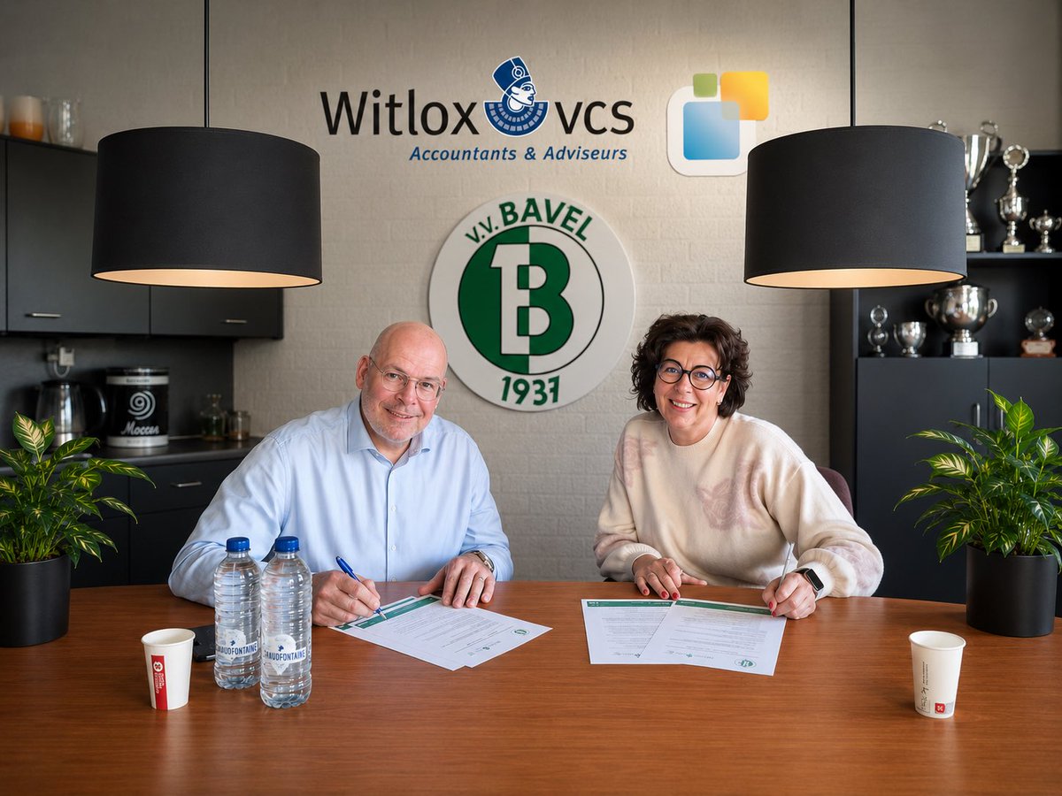 vvBavel's tweet photo. Witlox VCS verlengt sponsorcontract 🤝 

Ook de komende drie seizoenen blijft Witlox VCS actief als hoofdsponsor jeugd van onze mooie club. ✍🏻

Wij bedanken deze trouwe partner voor de steun. 💚

#amateurvoetbal #vvbavel #samenmakenwedeclub https://t.co/6dSlw1KCLo