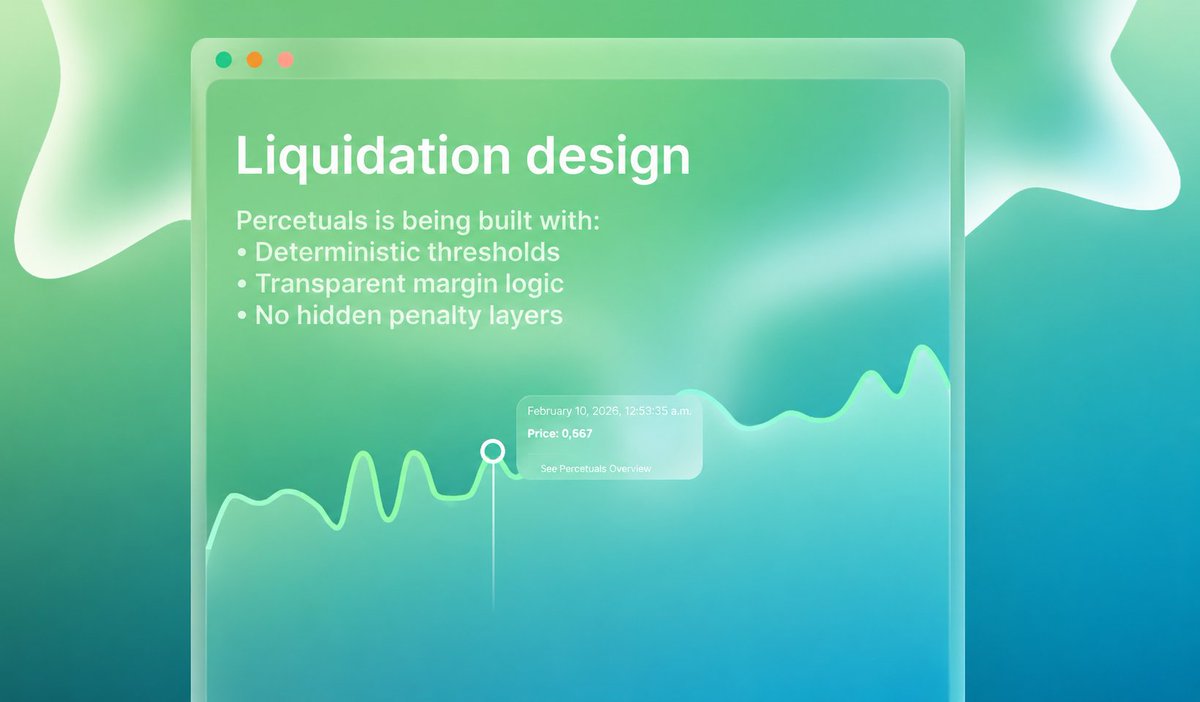 uniperps's tweet photo. How liquidations work at Uniperps:

Liquidation is where most perp DEXs start lying. Insurance-fund haircuts you didn't read about. ADL queues that fire mid-trend. "Risk engine" decisions made off-chain that hit your collateral before you even know what triggered them.

We're building it the opposite way:

▸ Deterministic thresholds — your exact liq price is a pure function of collateral, leverage, and mark. Computable client-side, identical to what the contract enforces.

▸ Transparent margin logic — every formula and every variable lives on-chain. No off-chain risk engine deciding your fate.

▸ No hidden penalty layers — no insurance-fund tax on close, no auto-deleveraging queue, no surprise haircuts when the book gets thin.

If you can read the contract, you can predict the outcome. That's the bar.

⚡ Perps for every ERC-20.