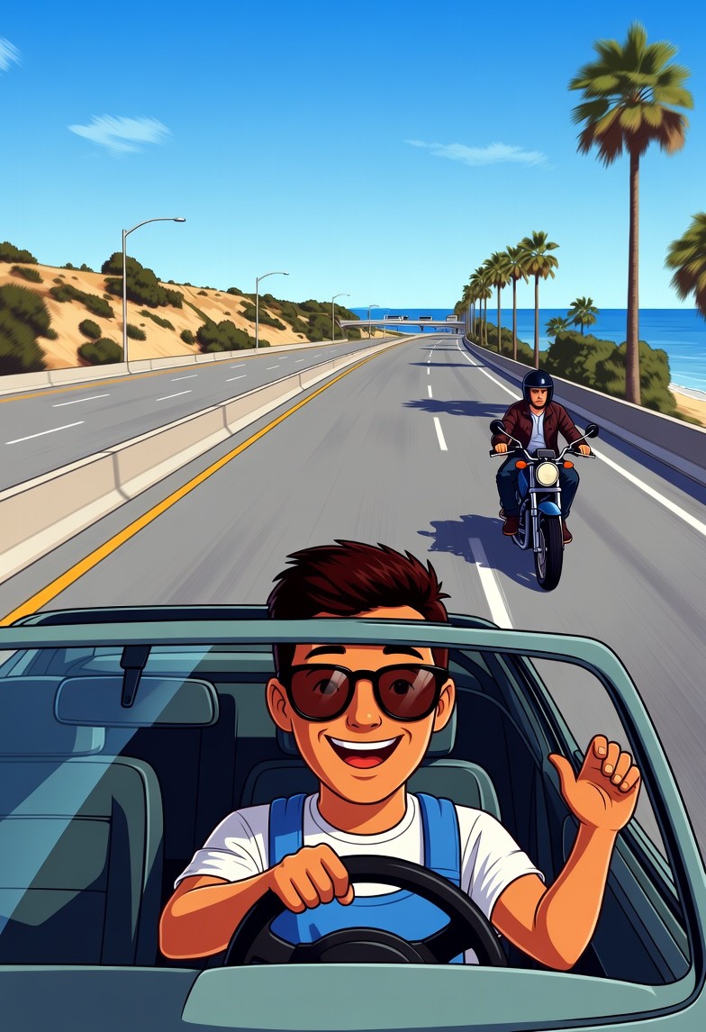 InAndOutTS's tweet photo. It's Motorcycle Safety Awareness Month in California! With more riders out on these beautiful May days, double check your blind spots and give motorcycles extra space. A little awareness goes a long way to keeping everyone safe on the road. #MotorcycleSafety #ShareTheRoad #SafeDrivingCA