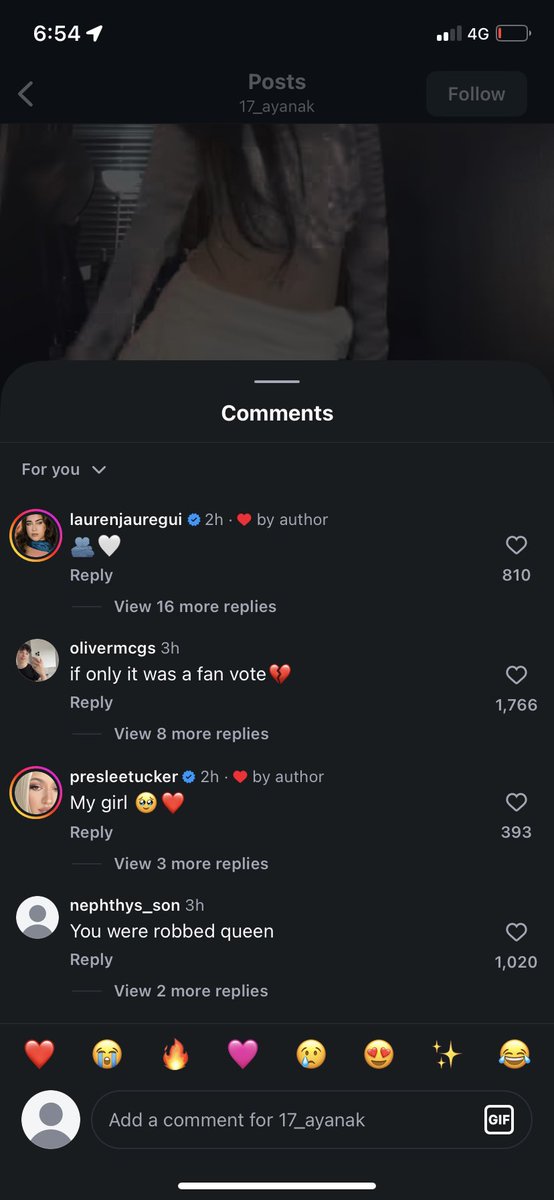 s2iyoung's tweet photo. LAUREN JAUREGUI (Ex-FIFTH HARMONY, Musician &amp; WORLD SCOUT Judge &amp; Coach) shows support to AYANA after her elimination with a heartfelt comment on her post, and by following her back on Instagram! 🫂🤍🦋 https://t.co/KJHnM4aPSq