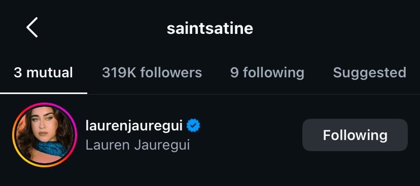 s2iyoung's tweet photo. LAUREN JAUREGUI (Ex-FIFTH HARMONY, Musician &amp; WORLD SCOUT Judge &amp; Coach) shows support to AYANA after her elimination with a heartfelt comment on her post, and by following her back on Instagram! 🫂🤍🦋 https://t.co/KJHnM4aPSq
