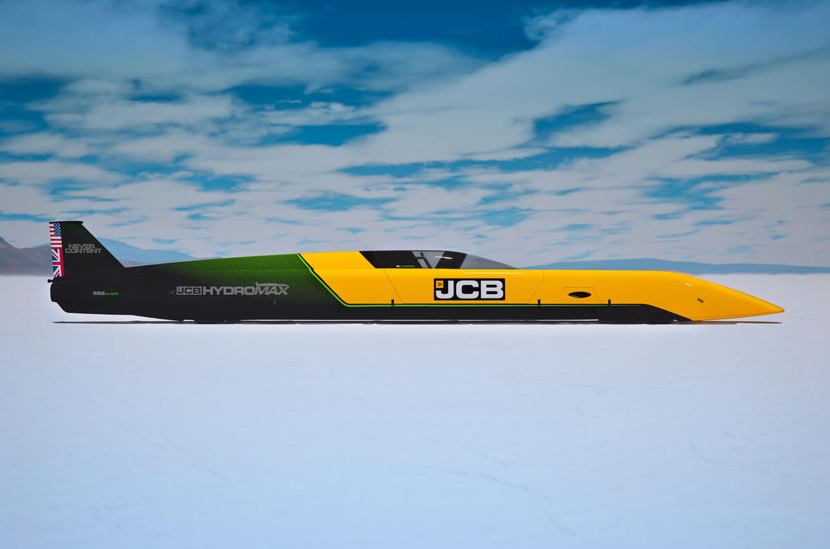 autocar's tweet photo. JCB to go after another land-speed record with new 32-foot long, 1579bhp hydrogen vehicle https://t.co/Mc3nXgjhWu https://t.co/5Zu61xHBOi