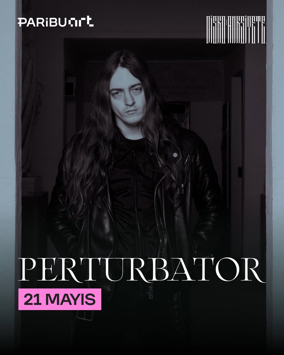 DualityProdTR's tweet photo. Synthwave sınırlarını aşarak endüstriyel ve yoğun bir ses evreni kuran Perturbator, yüksek enerjili canlı performansıyla elektronik müziğin en çarpıcı yüzünü 21 Mayıs'ta Paribu Art sahnesine taşıyor ⚡︎ Genel satış biletleri @paribupass'te. https://t.co/j27IXIiOkI
