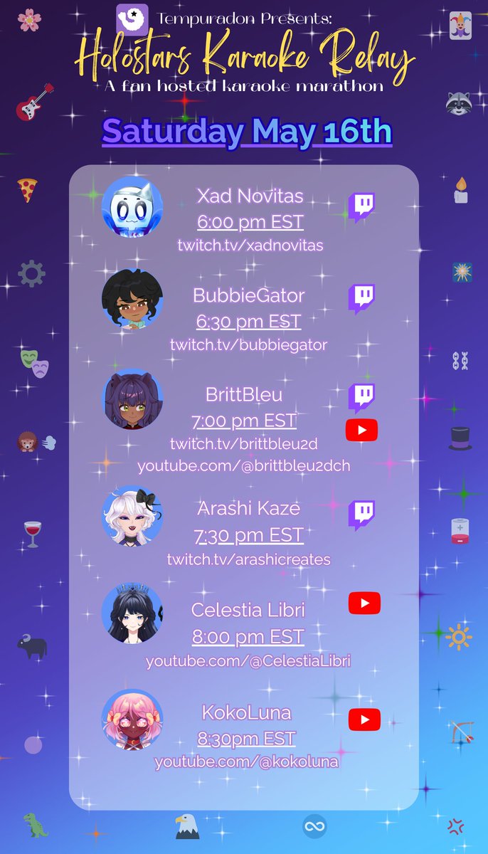 BrittBleu2D 💜🙃 | TEMPURADON KARAOKE RELAY tweet media