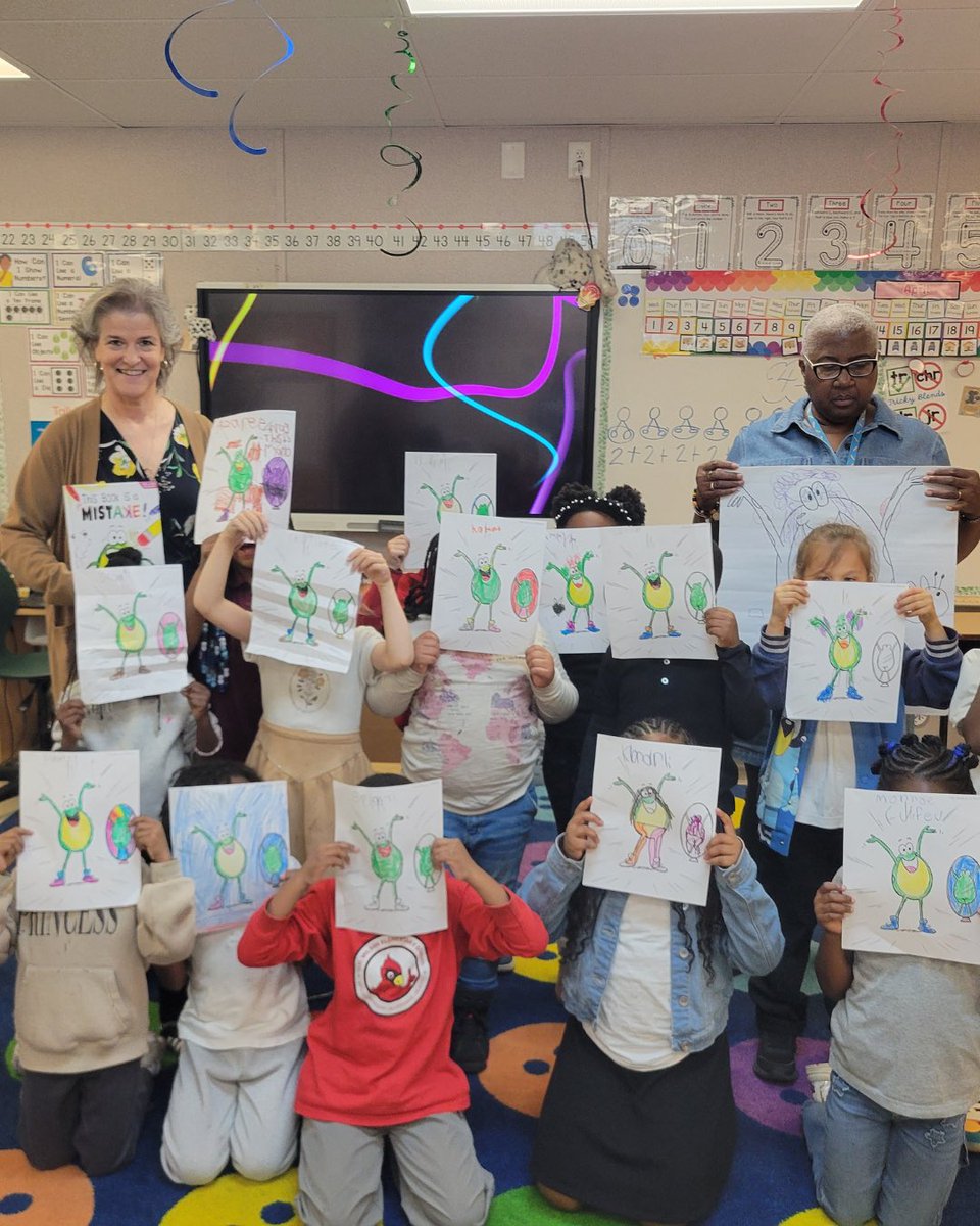 EverybodyWinsDC's tweet photo. You may know NPR for their Tiny Desk Concerts, but our students know them as StoryTime superstars!

Thank you to Stacey Foxwell for joining kindergarteners at J.O. Wilson for a read-aloud and coloring activity that teaches them it’s okay to make mistakes! https://t.co/id9UF3vDjZ