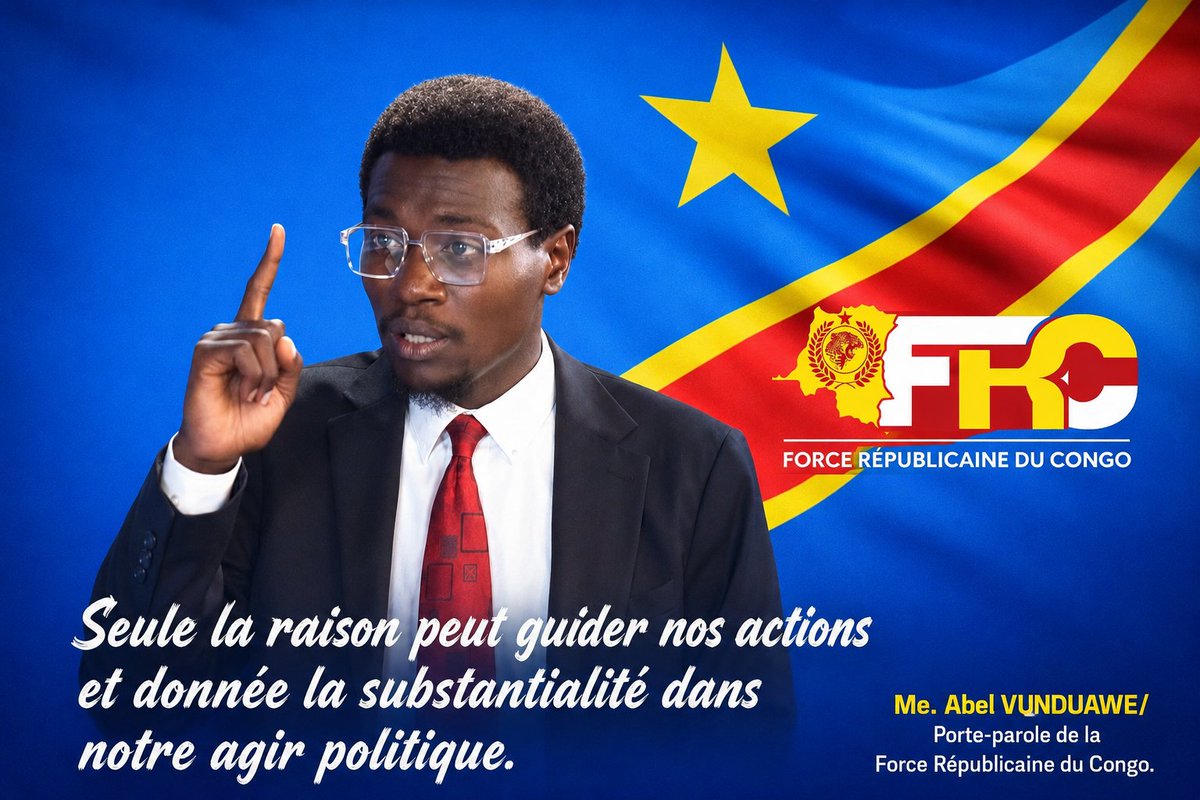 Abel_vunduawe's tweet photo. #Nous traversons une époque où les revendications sociales se font de plus en plus pressantes. Hier, le peuple demandait la liberté ; aujourd’hui, il exige des résultats. Pourtant, face à ces attentes, nous observons parfois un rejet des structures établies, une lassitude face aux promesses non tenues et une tentation de la révision permanente de nos cadres institutionnels. Mais changer une constitution ne sert à rien si l’on ne change pas la rationalité de ceux qui l’animent.

Le moment est venu pour le Congo de se regarder dans le miroir, non pour y voir ses cicatrices, mais pour y reconnaître son génie.

@JosephEdeba @OMELONGA_LENS @fatshi13 @Magister_10  @chauffeur243 @IsralMutombo11 @Binza_Oz @CitoyenProsperK  @KielekaCh @PUKACE_ @pmgalance @Presidence_RDC @LikundeR @TSayiba @eliaslokeso33 @PatrickLokala_ @sironyeka