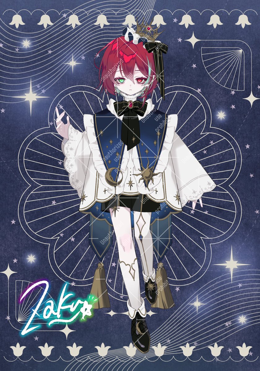 衣装オーダーご予約　ちぃ様 鏡裏ざく様の新衣装立ち絵をお仕立てさせていただきまし commission】 ファッション雑貨