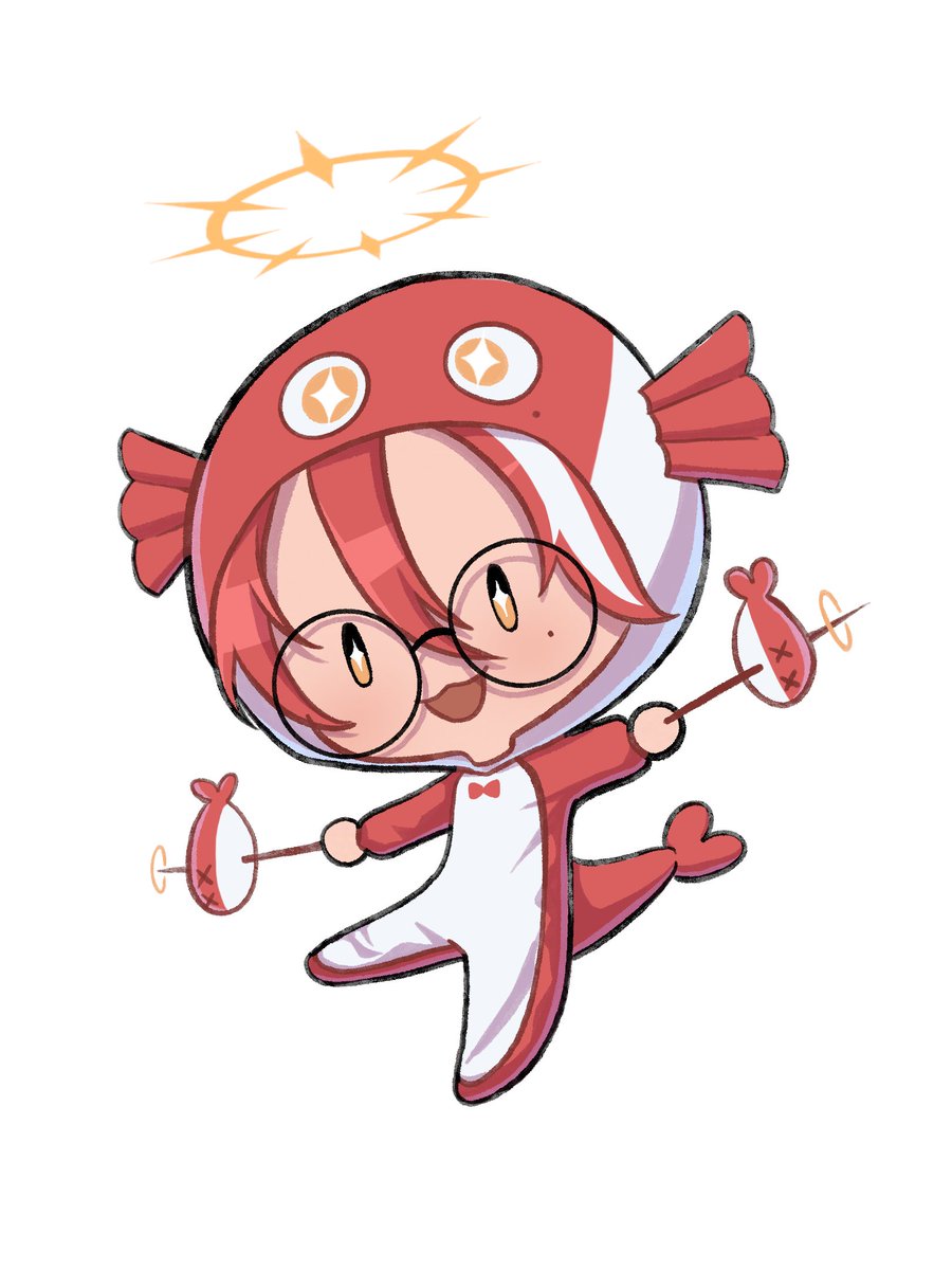 WardoToo's tweet photo. It's official! Sacabam-Wardo is here! And to celebrate the occasion, here's some cute art with my avatar and new mascot, Sir Greg! 

Many thanks again to my Vtuber mama for these amazingly cute and adorable illustrations 🥹 @kloverdant https://t.co/DavG6vV4hP