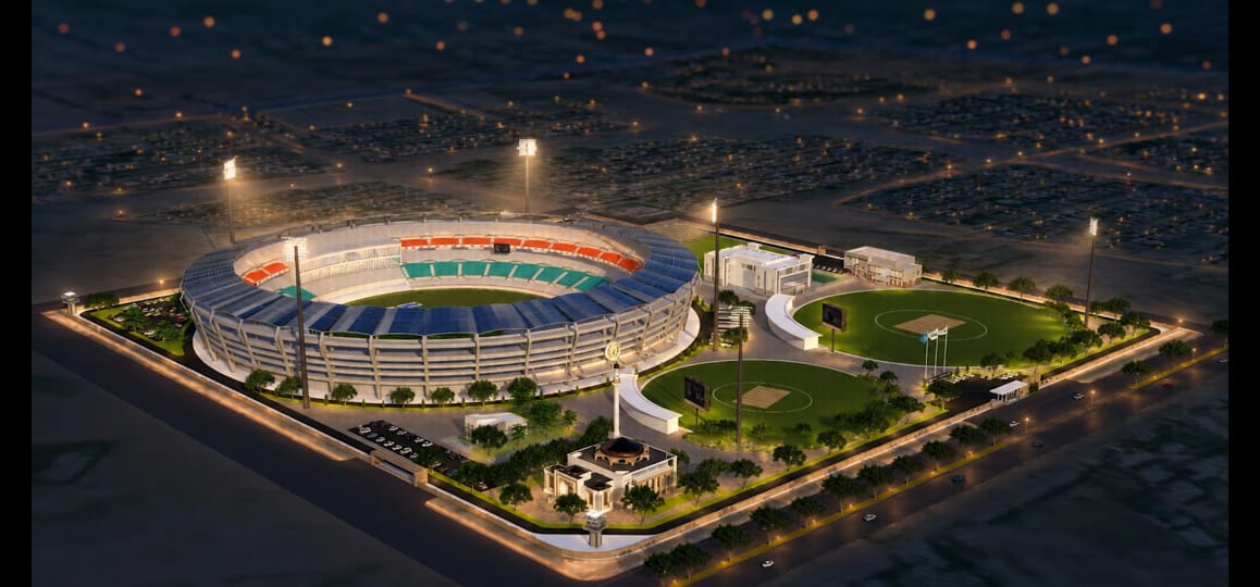 AjayJadeja171's tweet photo. Afghanistan's New Cricket Stadium Design to be built in Kabul 🇦🇫 https://t.co/43bWPmfCZm