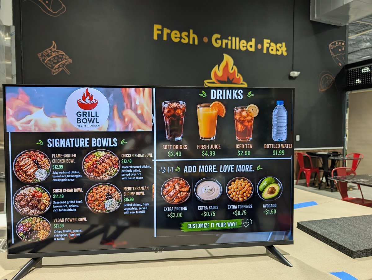 Shift4JoshuaT's tweet photo. 🥣 Grill Bowl, a delicious new restaurant located within the iconic new Paddock Market, Ocala, FL, has just made the move to @Shift4Dine from @Shift4. Welcome to the family! 🥙 https://t.co/jf09Rmfpwe