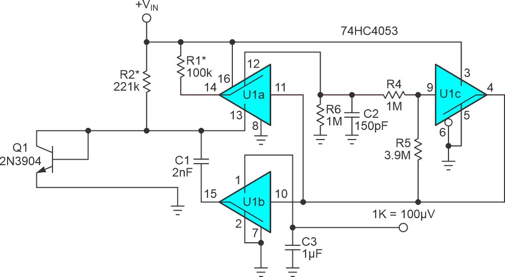 radiolocman's tweet photo. ΔVbe + DMM = Celsius, Kelvin, Fahrenheit, and Rankine thermometer
https://t.co/a319DCcwVe

Combining an accurate temperature sensor with a standard digital multimeter can make an inexpensive, accurate, and useful thermometer... https://t.co/54mXpdyu2x