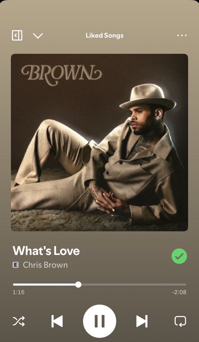What's Love has the potential to win best R&B Performance #BROWN