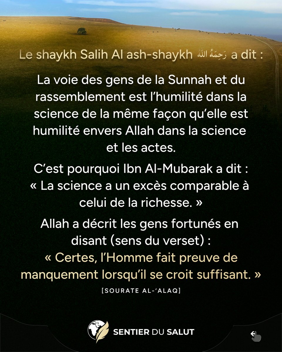 sentierdusalut's tweet photo. Traduit par Tahir Abu Sany
⚠️ Modification interdite
🔗 https://t.co/K0KvT7Mya2 https://t.co/9qeBBUE1TC