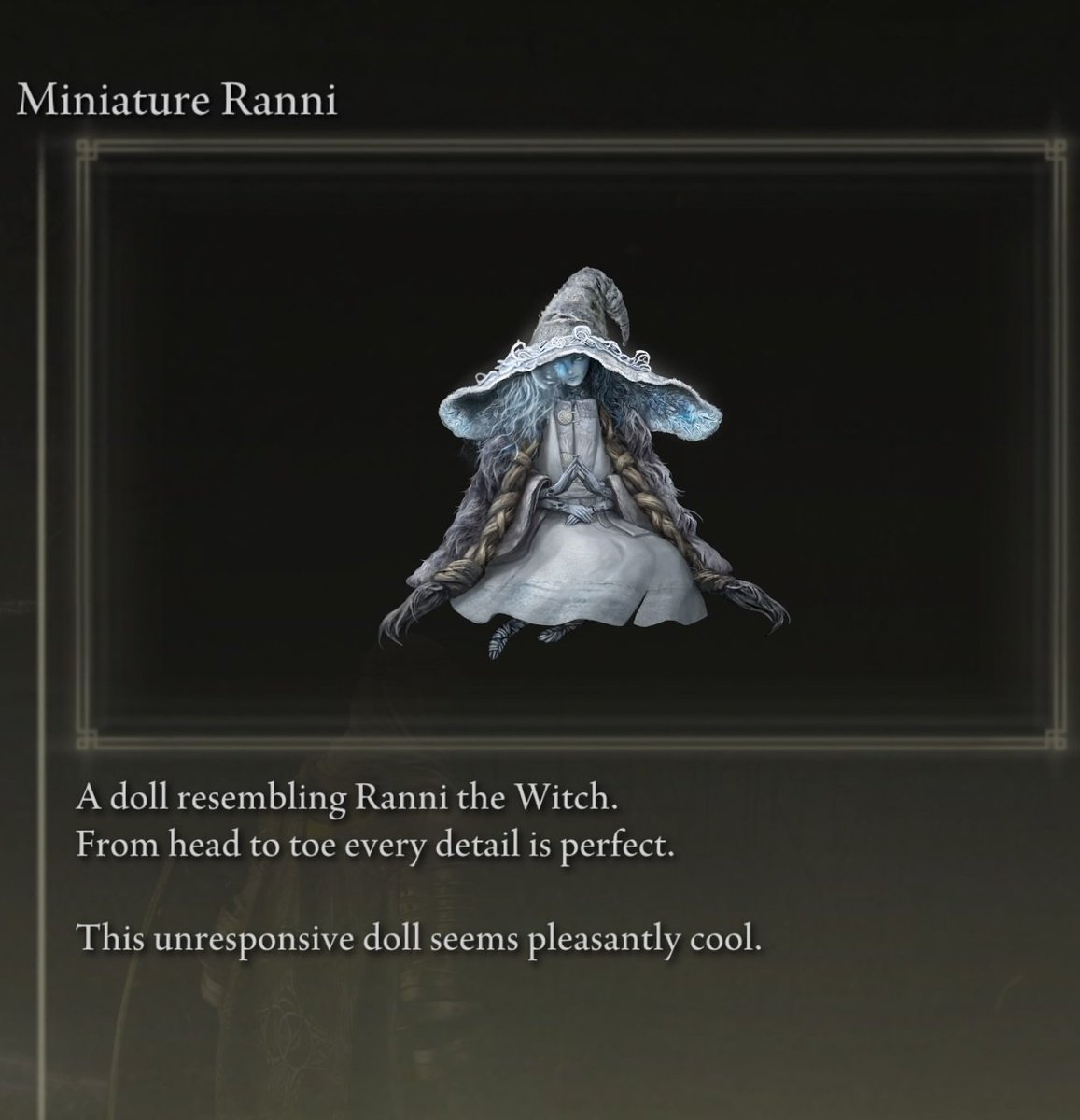 ranni is unintentionally the funniest character in the game