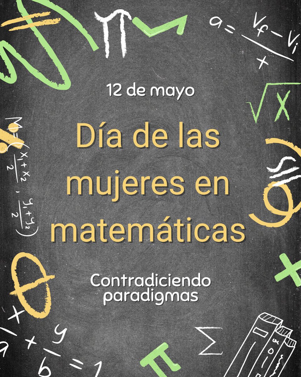 LiberSalus's tweet photo. Hoy se celebra el Día Internacional de las Mujeres en Matemáticas, tiene como propósito #visibilizar el trabajo de las mujeres matemáticas, #inspirar a mujeres y niñas a seguir carreras en #matemáticas e #impulsar la igualdad de genero en disciplinas #stem https://t.co/M0ATEqYPpD