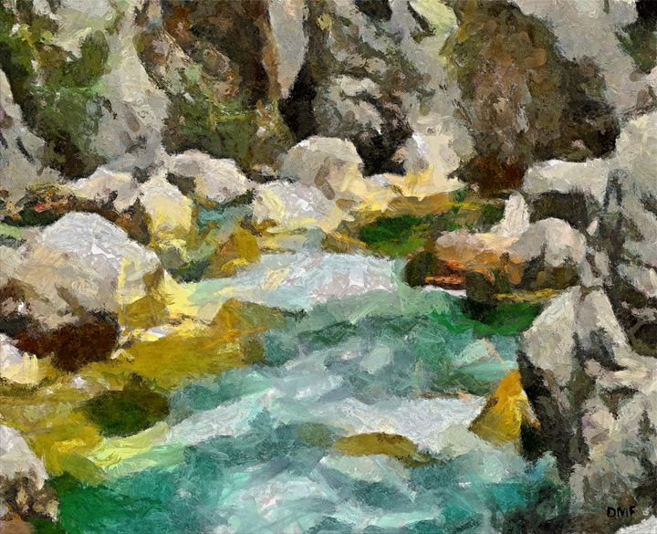 DragicaCom's tweet photo. Art of the Day! "Emerald river Soca". Buy at: https://t.co/HVSrZBswdy https://t.co/8LJZyCaQlr