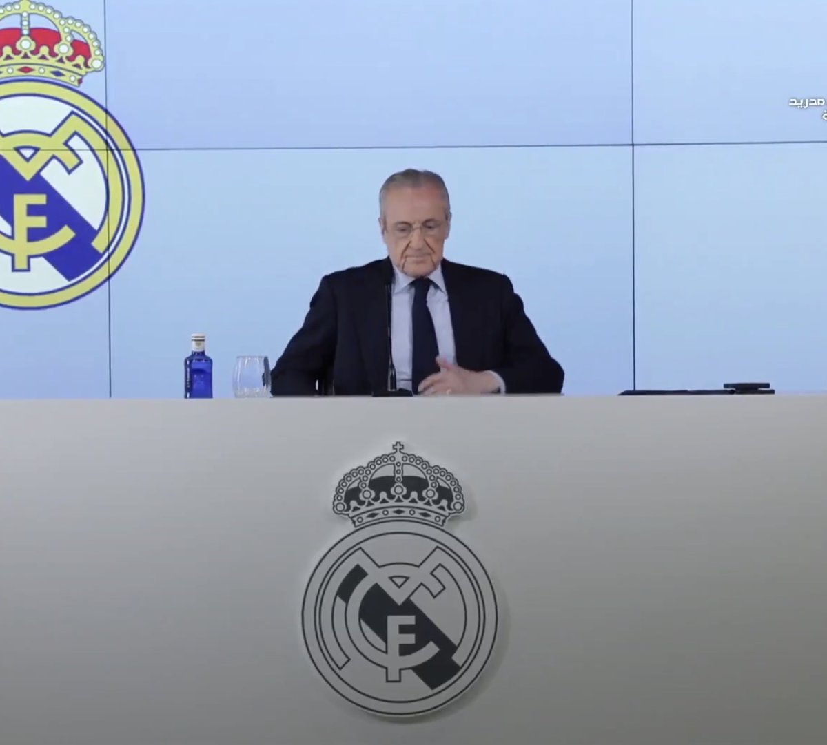 MadridUniversal's tweet photo. 🚨 Florentino Pérez: "Journalists do not have the right to attack a club like Real Madrid, and I will defend the club in this campaign that I am undertaking in these new elections."

"I have never and will never tire of that. ABC is a Madrid newspaper, so why is it determined to attack Real Madrid? And I can say the same thing about other media outlets."